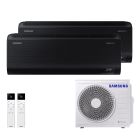 Samsung Multisplit AJ068TXJ3KG + WindFree™ AVANT S2 Black 12000 + 12000 Btu/h