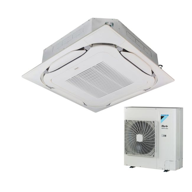 Daikin Ceiling Cassette FCAG140B+AZAS140MY1 (3-phase) Sky Air Active series with round flow cassette 