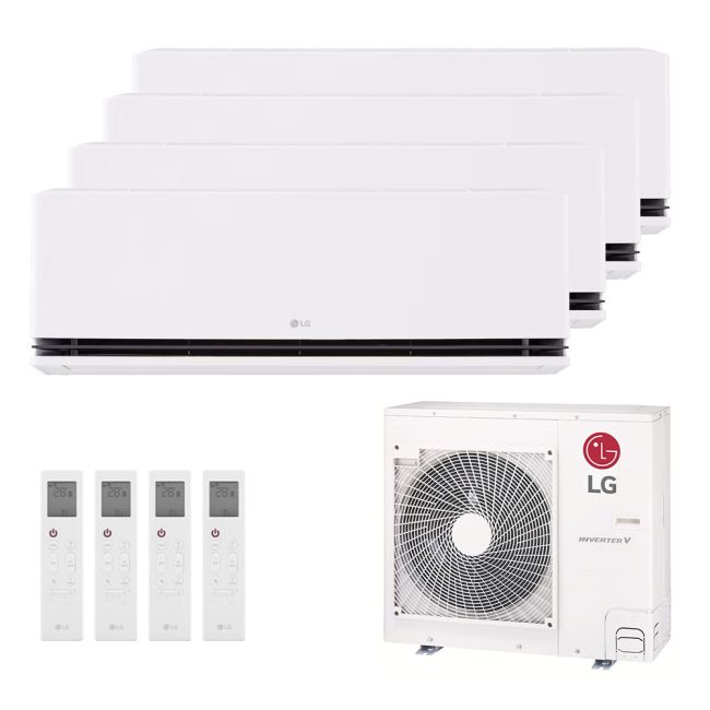 LG Multisplit MU5R30 + AI AIR DELUXE H12S1DA + H09S1DA + H09S1DA + H09S1DA