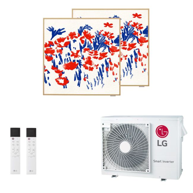 LG Multisplit MU4R25 + Gallery Special A12GA1 + A12GA1