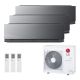 LG Multisplit MU4R27 + ARTCOOL AI AIR Mirror AA09SP + AA09SP + AA09SP